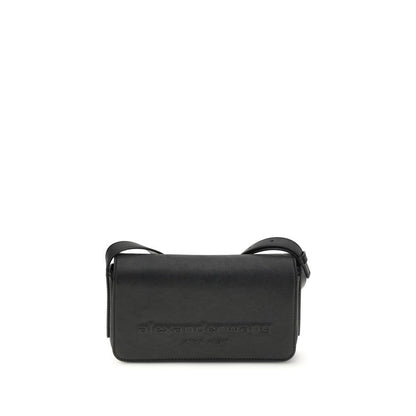 Borsa a tracolla Bos Taurus in pelle di vitello nera di Alexander Wang