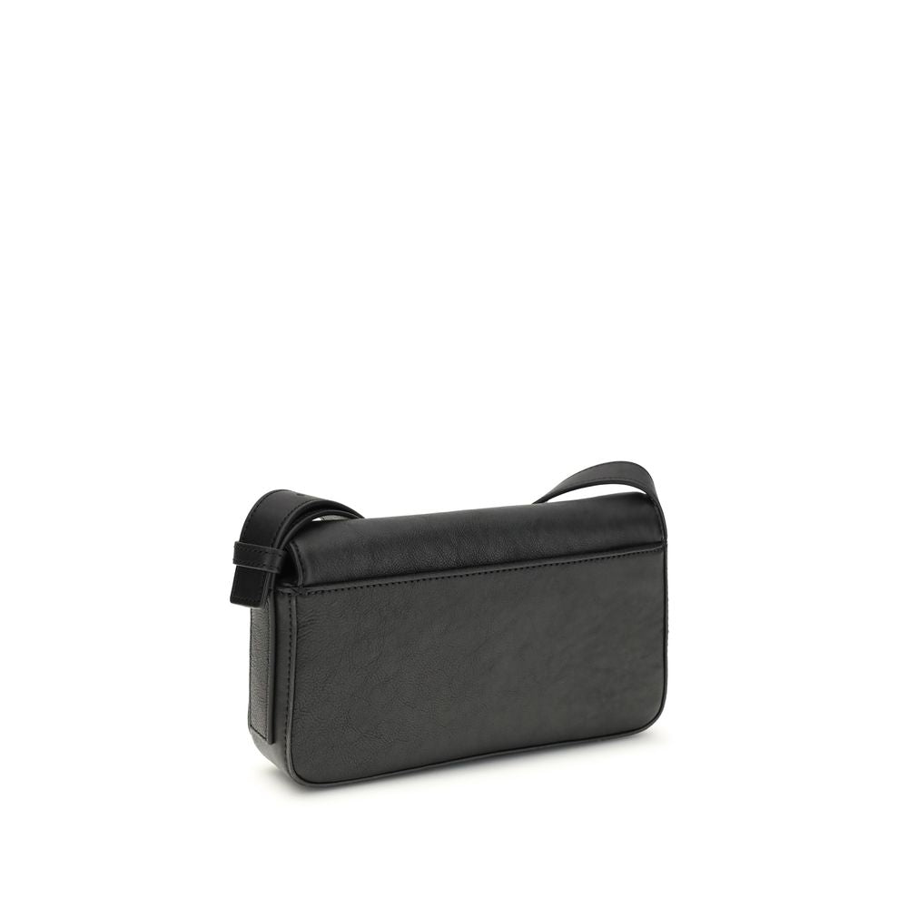 Borsa a tracolla Bos Taurus in pelle di vitello nera di Alexander Wang