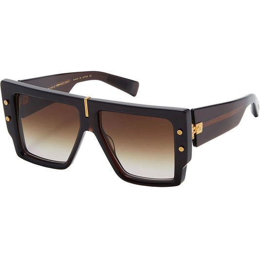 Occhiali da sole Balmain in acetato marrone