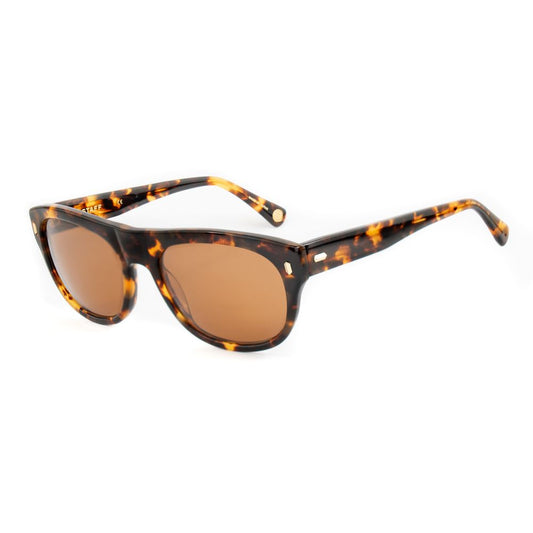 Occhiali da sole in acetato marrone Belstaff