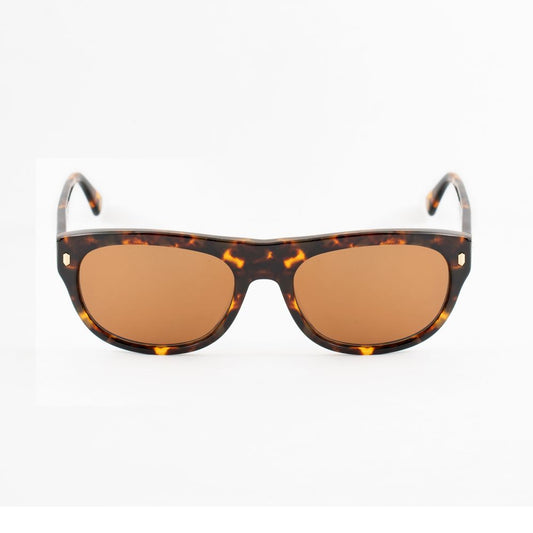 Occhiali da sole in acetato marrone Belstaff