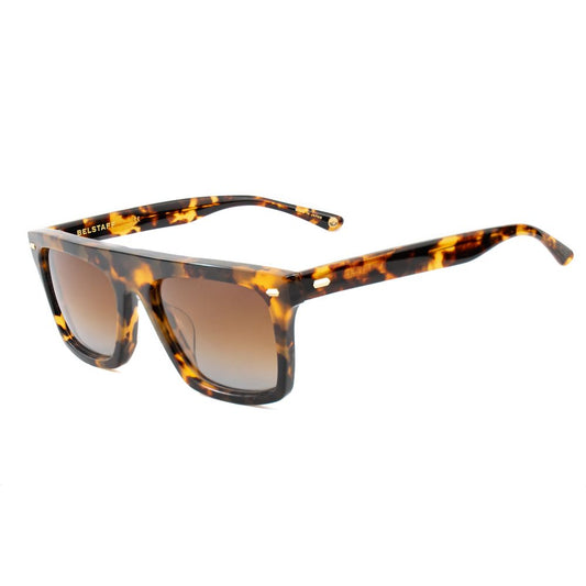 Occhiali da sole in acetato marrone Belstaff