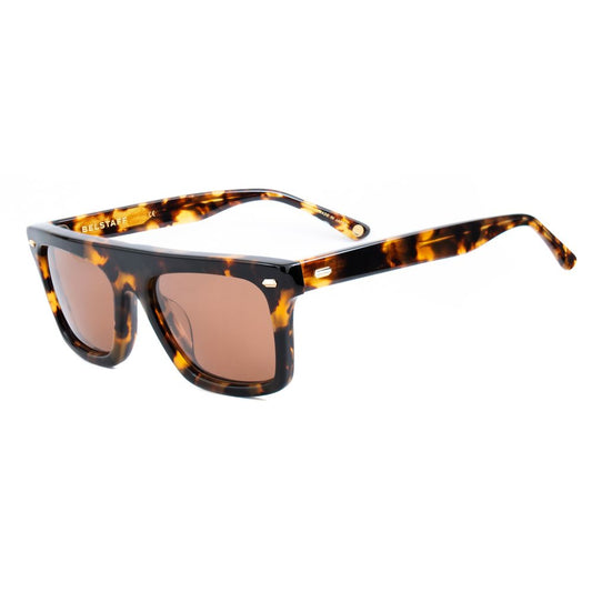 Occhiali da sole in acetato marrone Belstaff