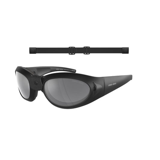 Occhiali da sole Giorgio Armani in acetato nero