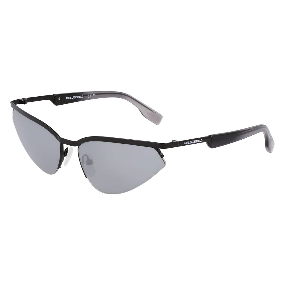 Occhiali da sole in metallo nero Karl Lagerfeld