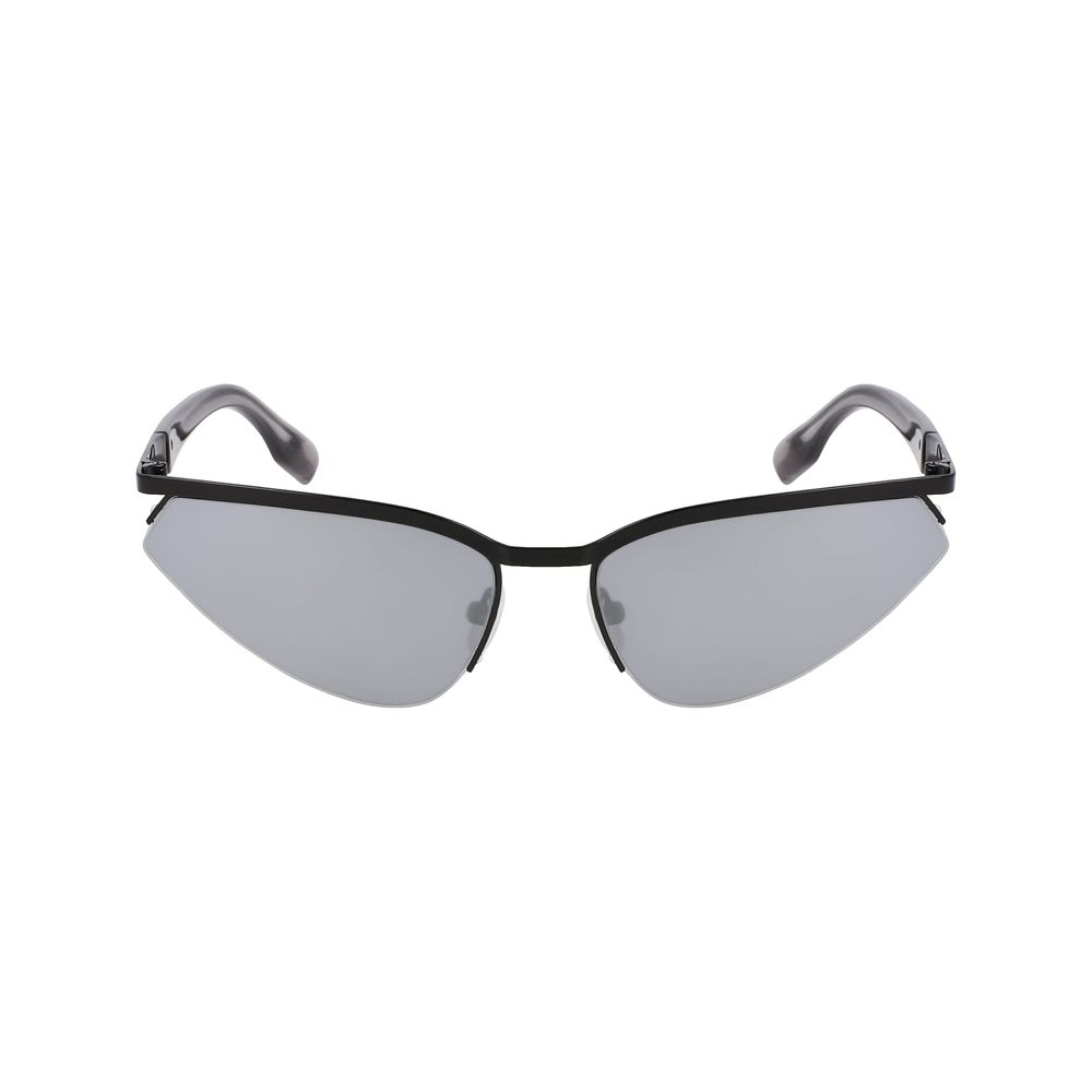Occhiali da sole in metallo nero Karl Lagerfeld