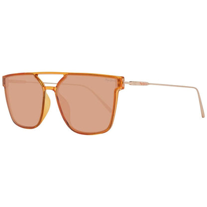 Occhiali da sole in metallo arancione Pepe Jeans