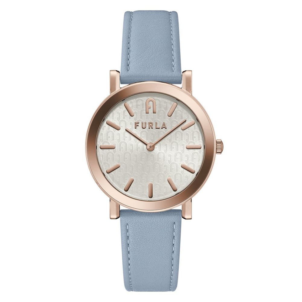 Orologio elegante Furla in pelle blu