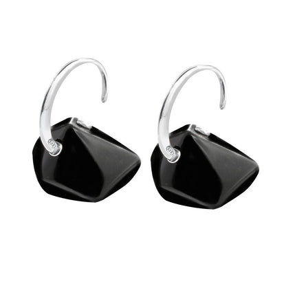 Orecchini in argento nero GC