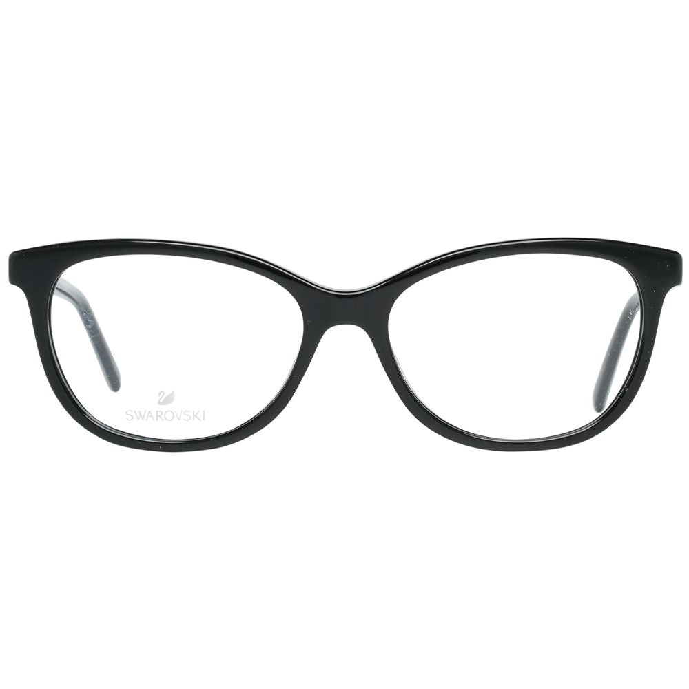 Occhiali Swarovski in metallo nero e plastica (montature)