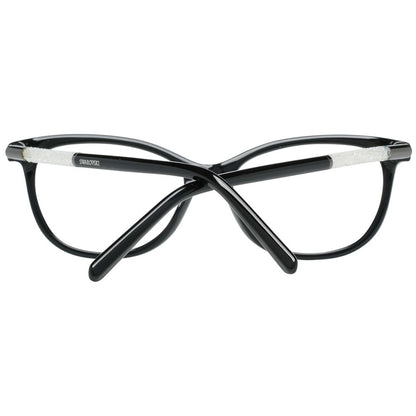 Occhiali Swarovski in metallo nero e plastica (montature)