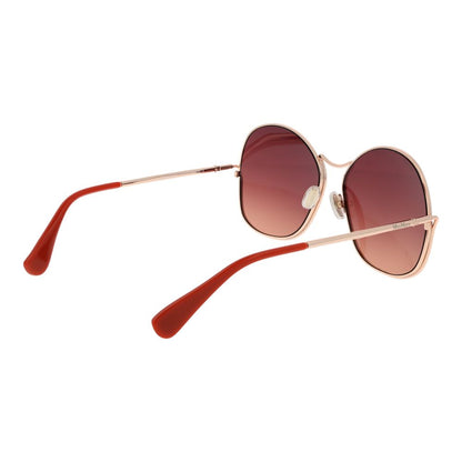 Occhiali da sole Max Mara in metallo oro rosa