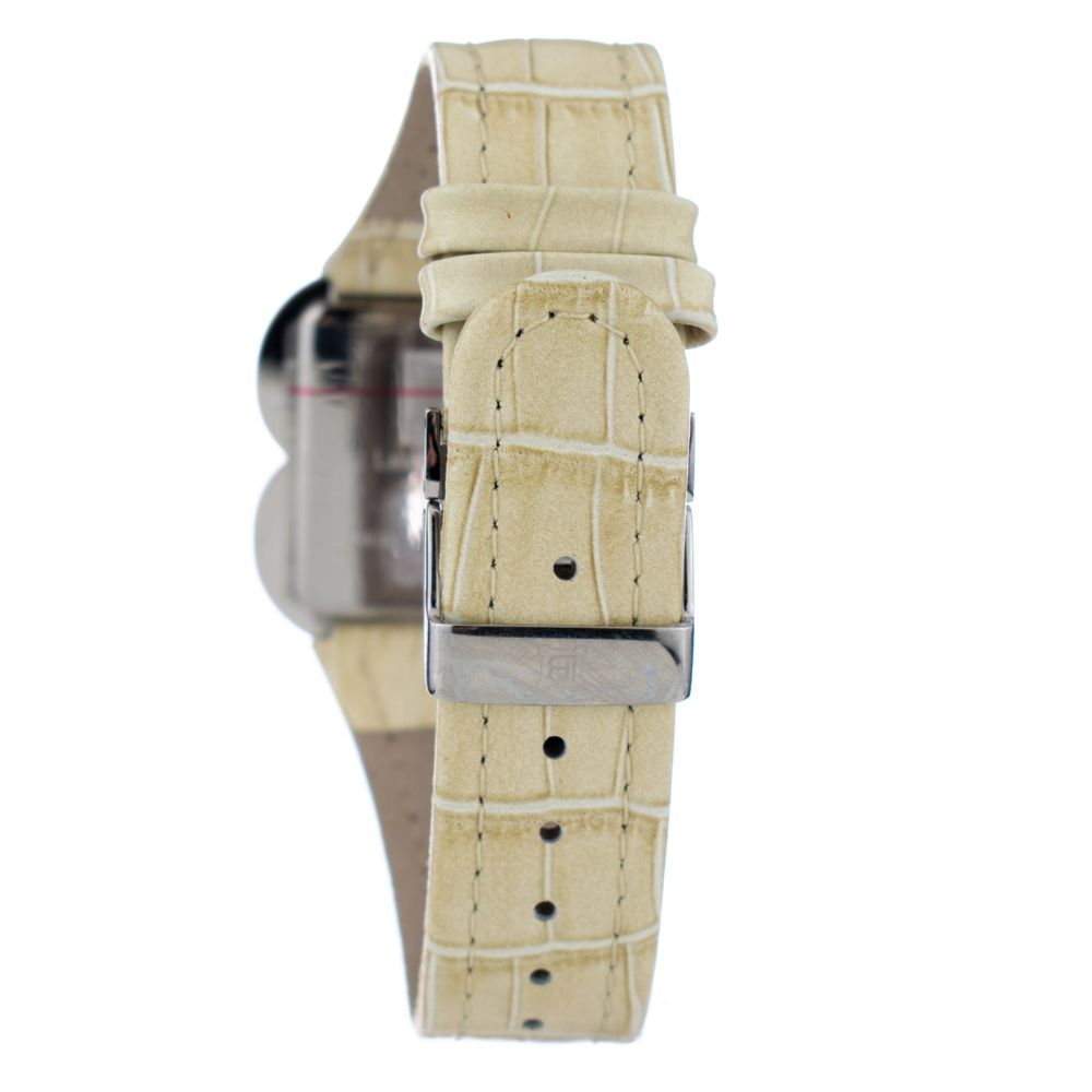 Orologio elegante in pelle beige Laura Biagiotti