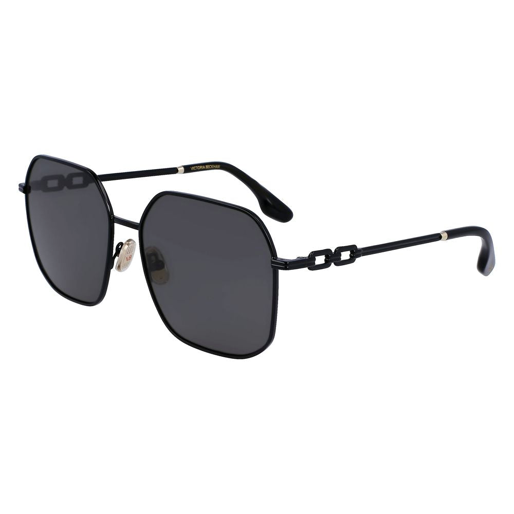 Occhiali da sole in metallo nero Victoria Beckham