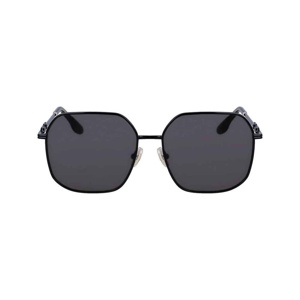 Occhiali da sole in metallo nero Victoria Beckham
