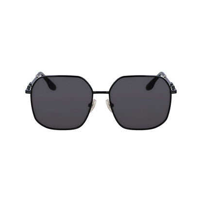 Occhiali da sole in metallo nero Victoria Beckham
