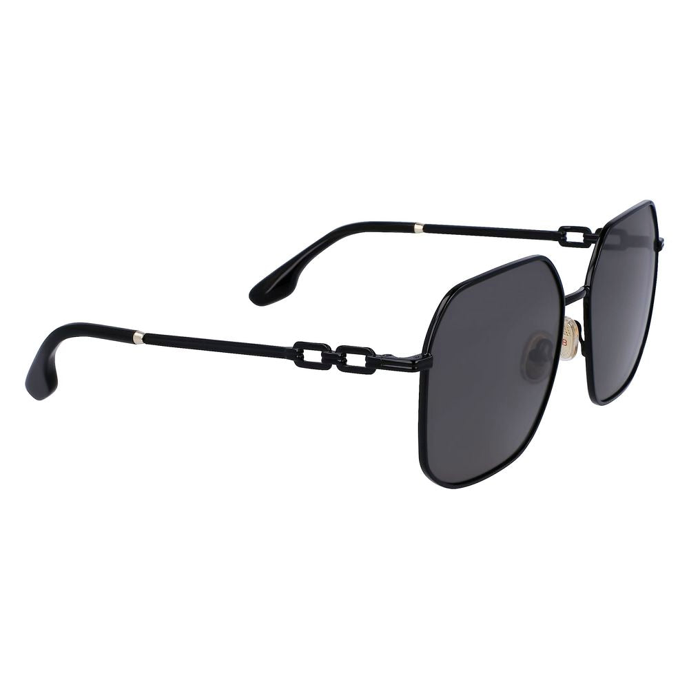 Occhiali da sole in metallo nero Victoria Beckham