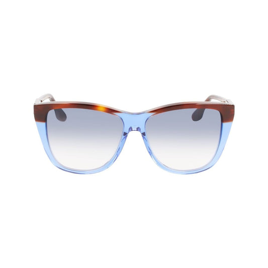 Occhiali da sole in acetato blu Victoria Beckham