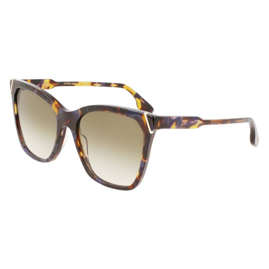Occhiali da sole in acetato blu Victoria Beckham