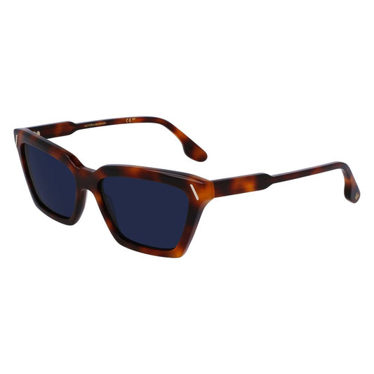 Occhiali da sole in acetato marrone Victoria Beckham