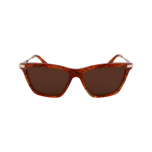 Occhiali da sole in acetato marrone Victoria Beckham