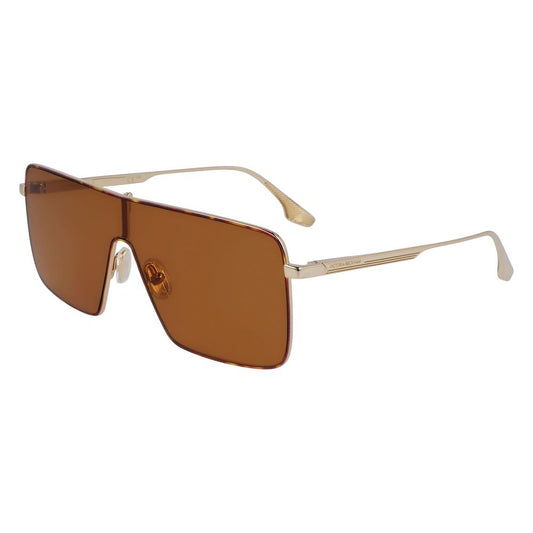 Occhiali da sole in metallo dorato Victoria Beckham