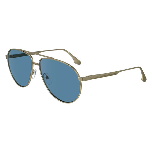 Occhiali da sole in metallo dorato Victoria Beckham