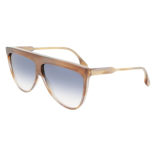 Occhiali da sole in acetato marrone Victoria Beckham