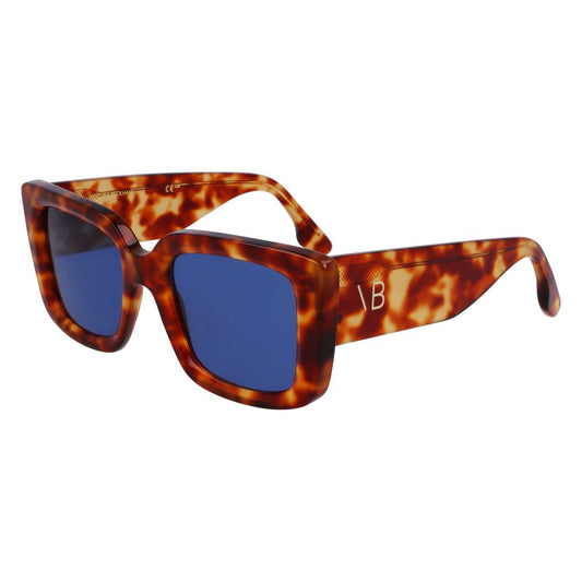 Occhiali da sole in acetato marrone Victoria Beckham
