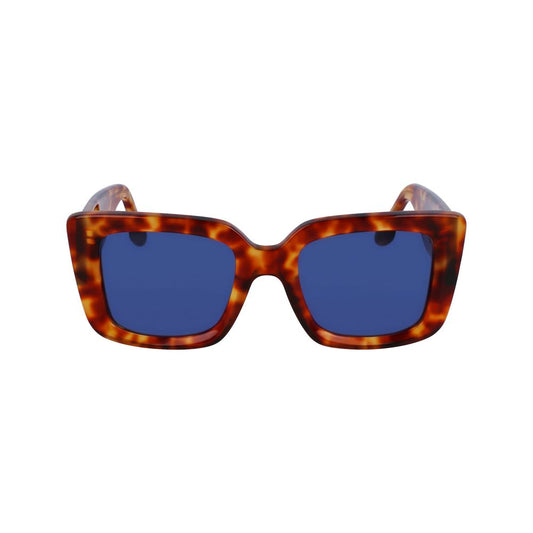 Occhiali da sole in acetato marrone Victoria Beckham