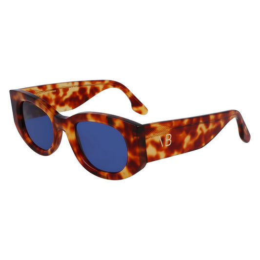 Occhiali da sole in acetato marrone Victoria Beckham