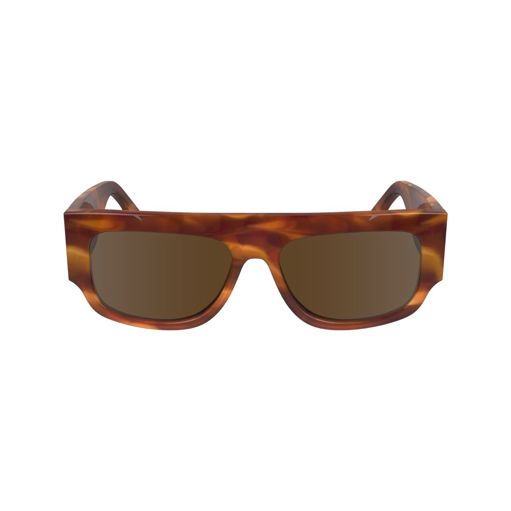 Occhiali da sole in acetato marrone Victoria Beckham