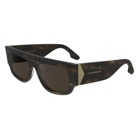 Occhiali da sole in acetato marrone Victoria Beckham