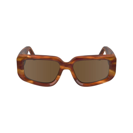 Occhiali da sole in acetato marrone Victoria Beckham