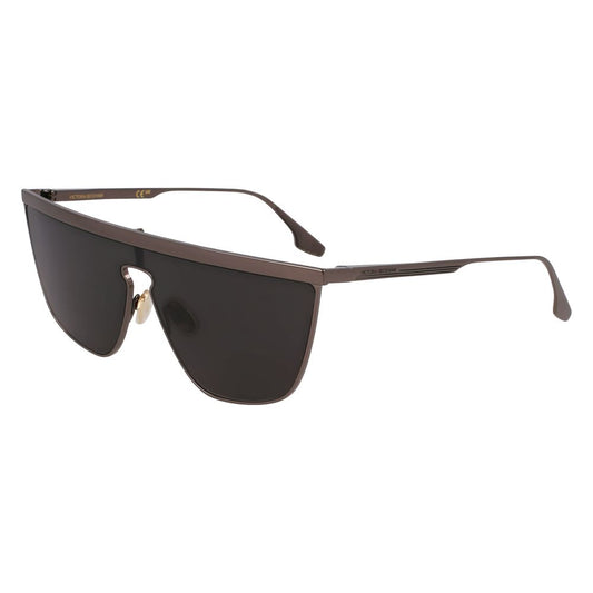 Occhiali da sole in metallo grigio Victoria Beckham