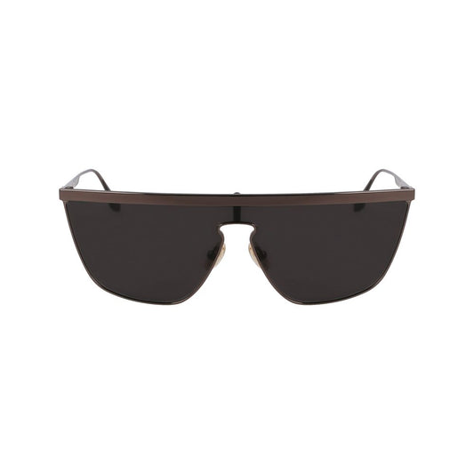 Occhiali da sole in metallo grigio Victoria Beckham