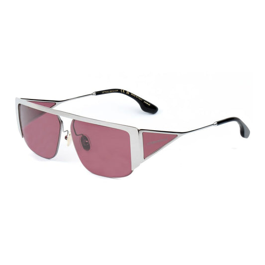 Occhiali da sole in metallo grigio Victoria Beckham