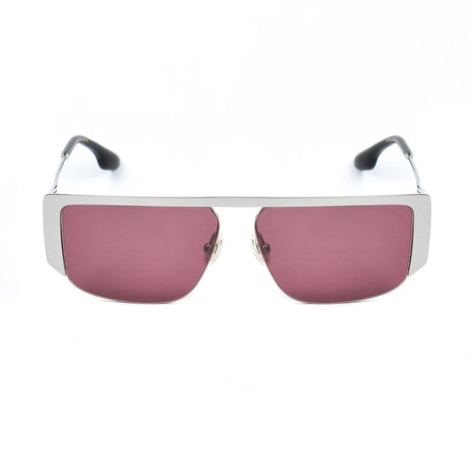 Occhiali da sole in metallo grigio Victoria Beckham