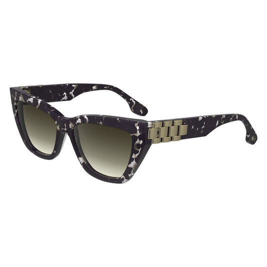 Occhiali da sole in acetato nero Victoria Beckham