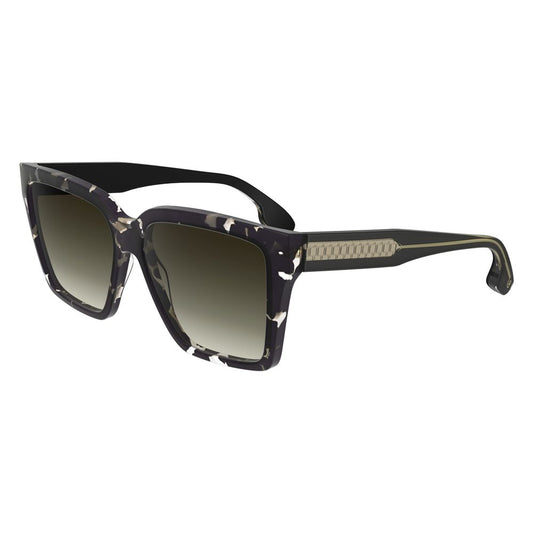 Occhiali da sole in acetato marrone Victoria Beckham