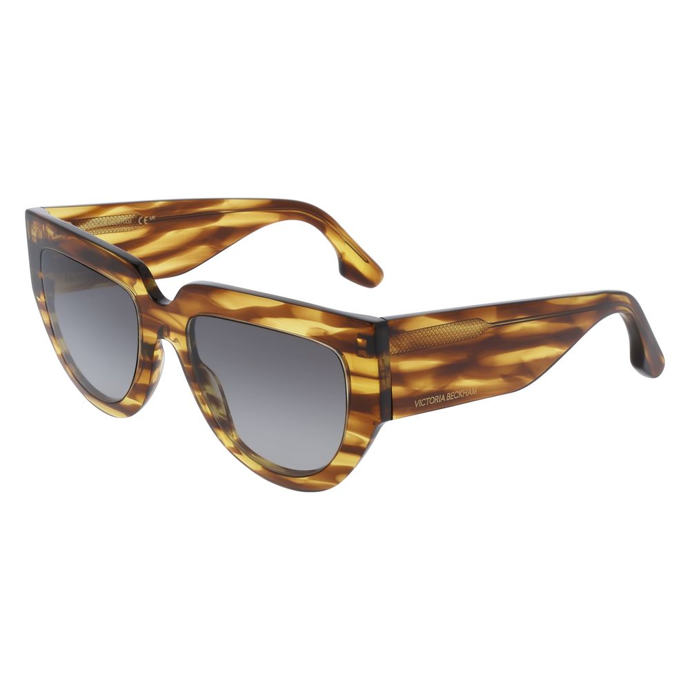 Occhiali da sole in acetato marrone Victoria Beckham