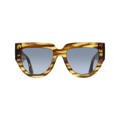 Occhiali da sole in acetato marrone Victoria Beckham