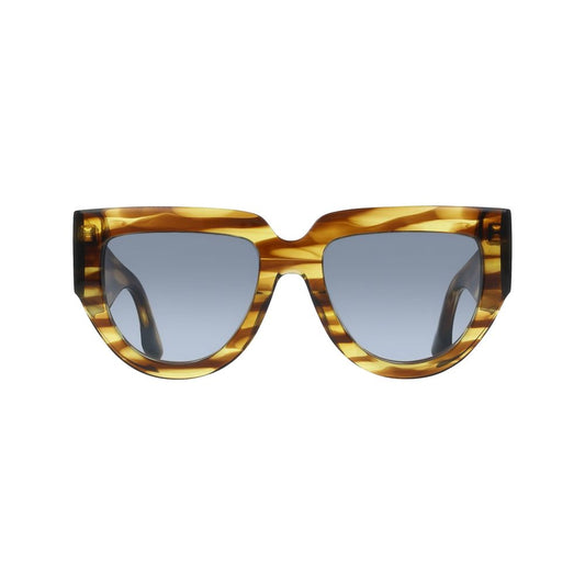Occhiali da sole in acetato marrone Victoria Beckham