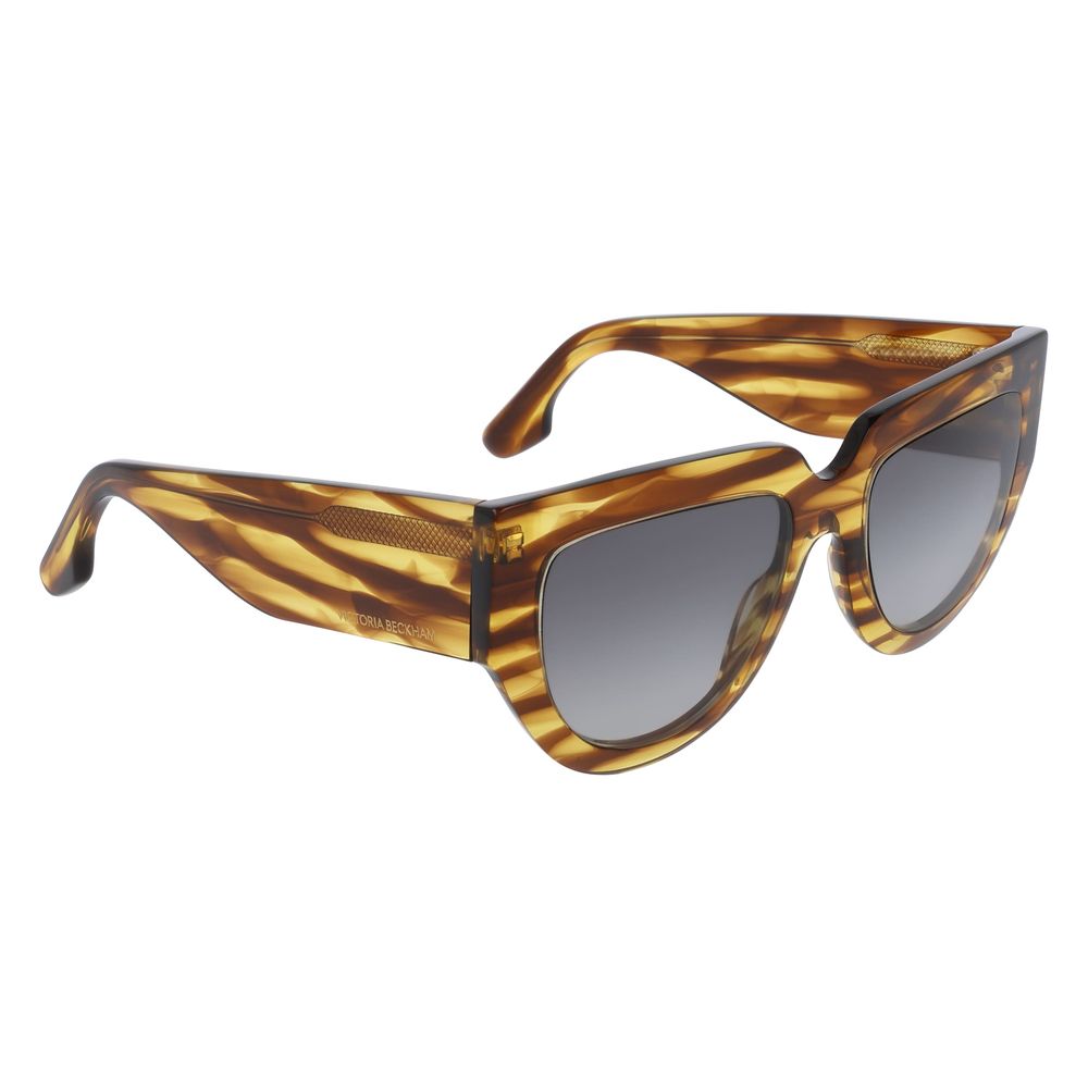 Occhiali da sole in acetato marrone Victoria Beckham