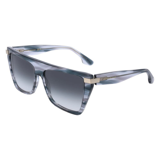 Occhiali da sole in acetato grigio Victoria Beckham