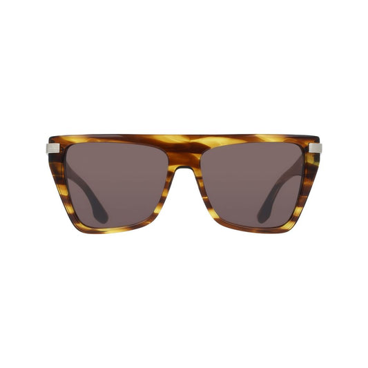 Occhiali da sole in acetato marrone Victoria Beckham