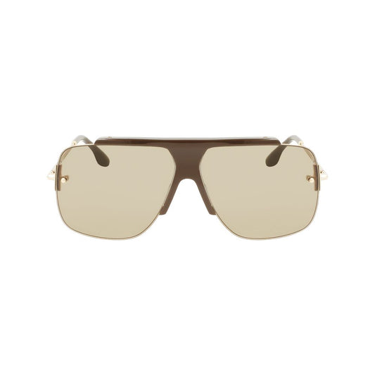 Occhiali da sole in acetato marrone Victoria Beckham