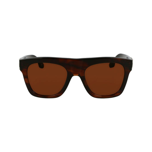 Occhiali da sole in acetato marrone Victoria Beckham