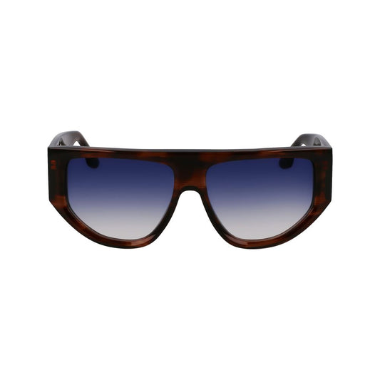 Occhiali da sole in acetato marrone Victoria Beckham