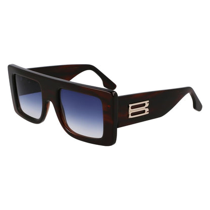 Occhiali da sole in acetato marrone Victoria Beckham